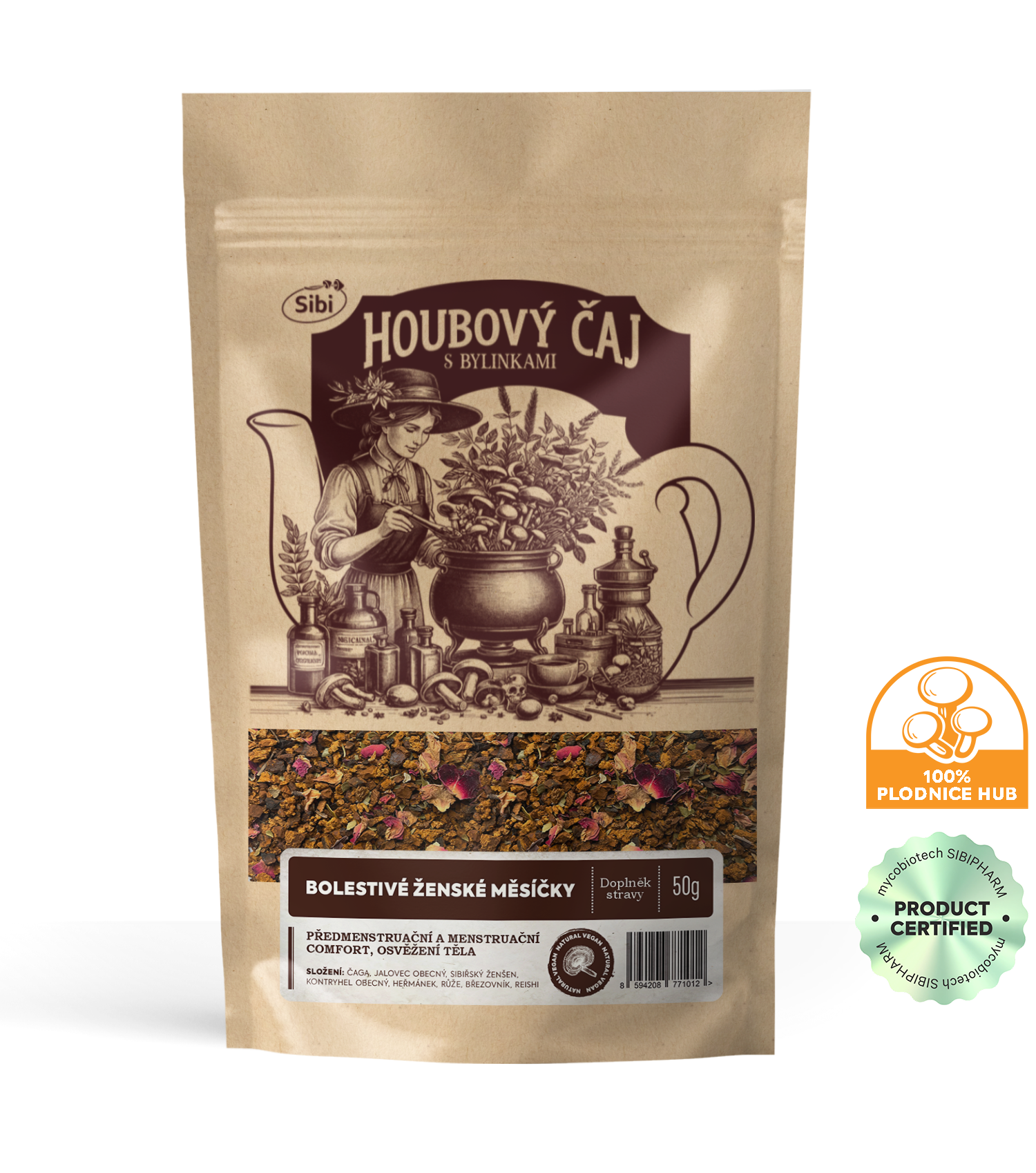 Houbový čaj a káva