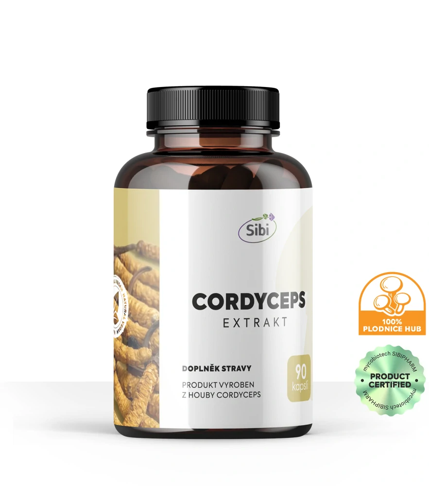 CORDYCEPS EXTRAKT 90 KAPSLÍ 500 mg