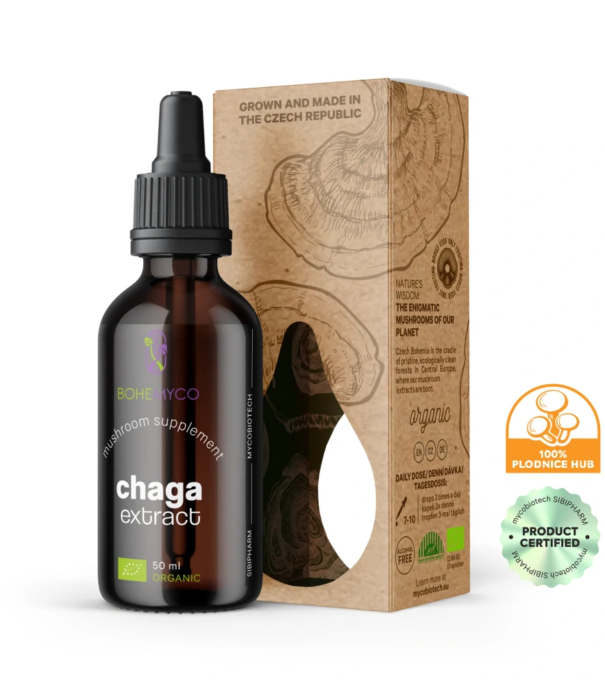 ČAGA BIO extrakt trojitý tinktura 50 ml