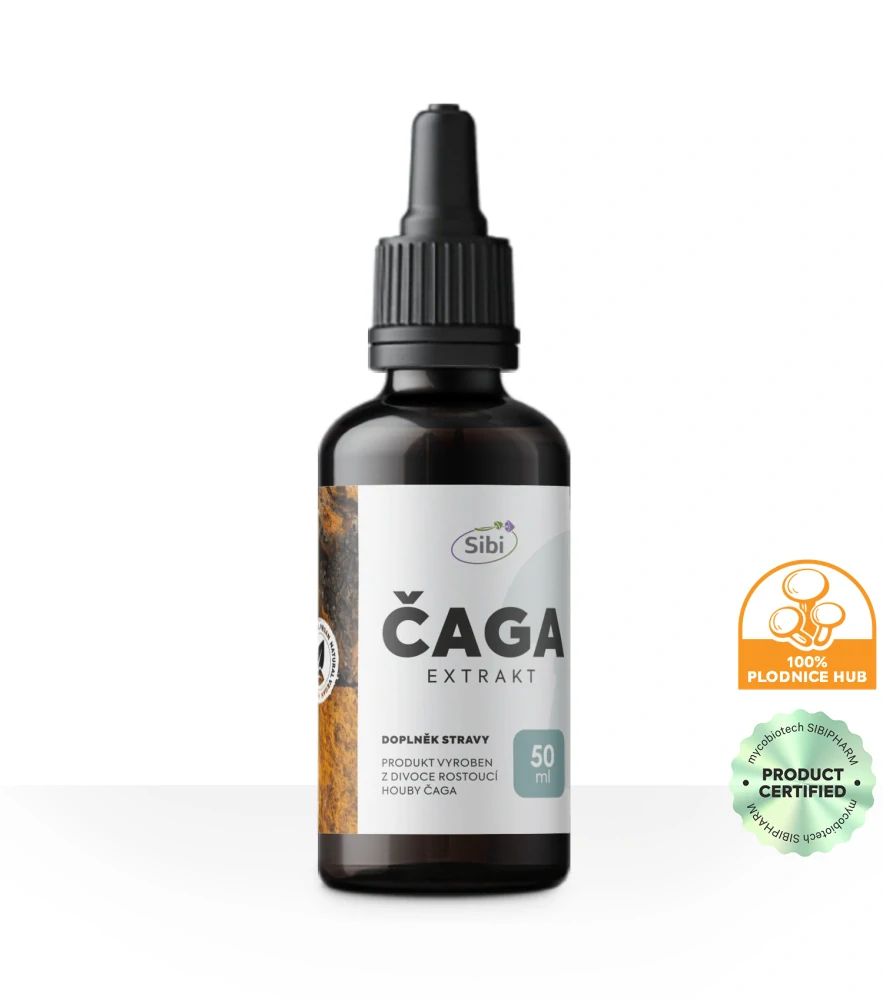 ČAGA EXTRAKT DVOJITÝ TINKTURA 50 ml