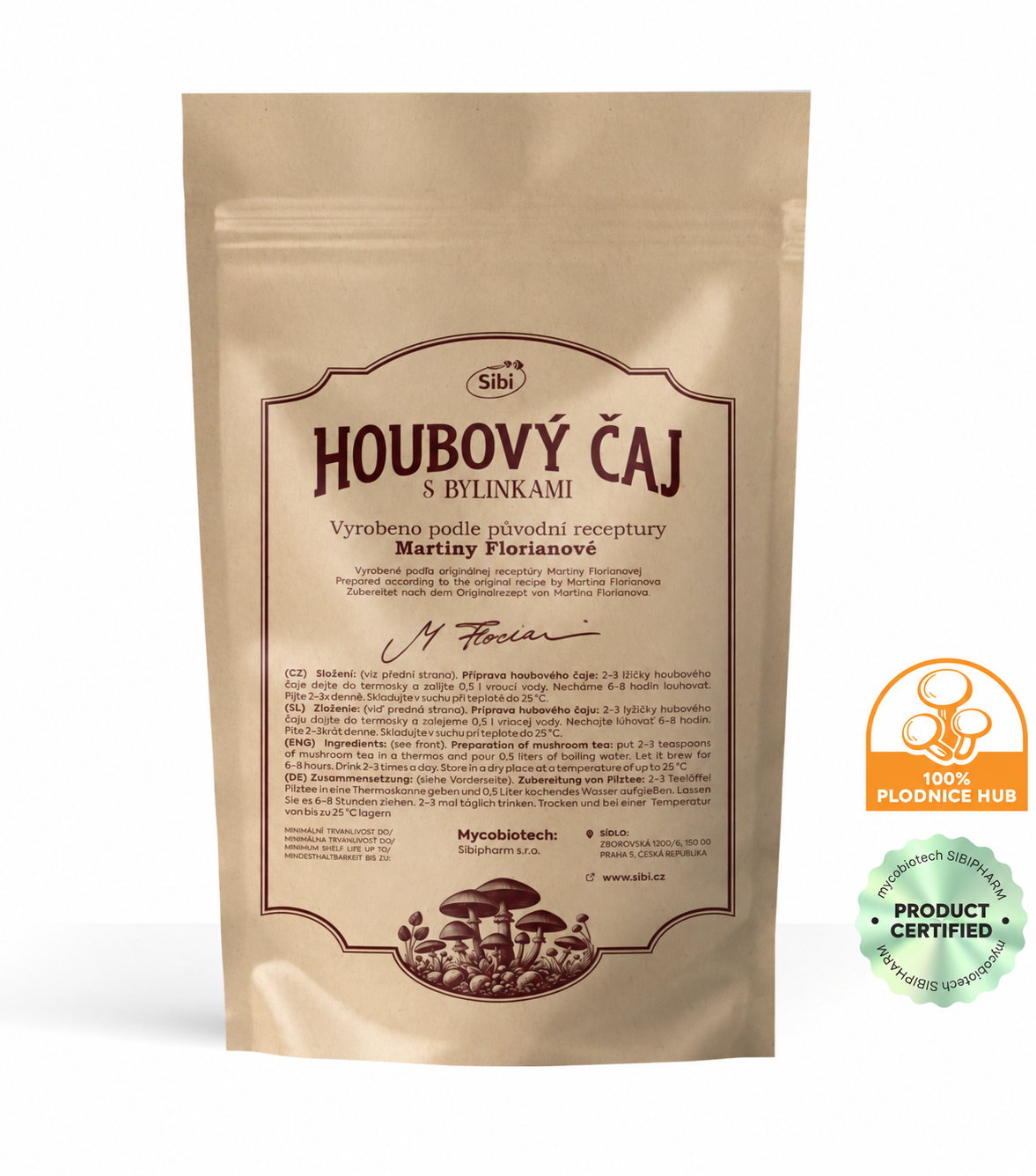 SLADKÉ SPANÍ HOUBOVÝ ČAJ 50 G