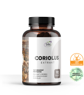 CORIOLUS EXTRAKT 90 KAPSLÍ 500 mg