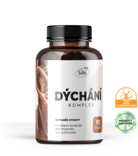 DÝCHÁNÍ KOMPLEX HOUBOVÉ EXTRAKTY 90 KAPSLÍ 480 mg