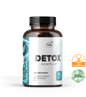 DETOX KOMPLEX HOUBOVÉ EXTRAKTY 90 KAPSLÍ 480 mg