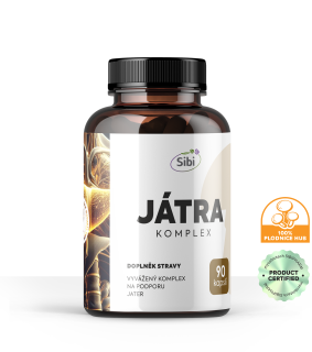 JÁTRA KOMPLEX HOUBOVÉ EXTRAKTY 90 KAPSLÍ 500 mg