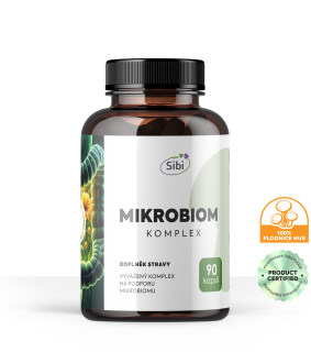 MIKROBIOM KOMPLEX HOUBOVÉ EXTRAKTY 90 KAPSLÍ 470 mg