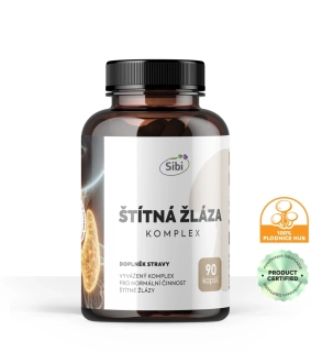 ŠTÍTNÁ ŽLÁZA KOMPLEX HOUBOVÉ EXTRAKTY 90 KPS 480 MG