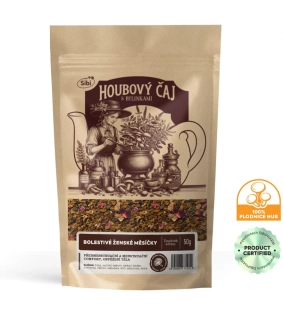 BOLESTIVÉ ŽENSKÉ MĚSÍČKY HOUBOVÝ ČAJ 50 G