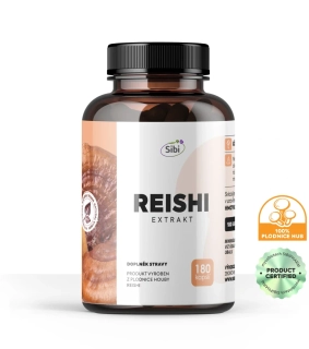 Reishi extrakt 180 kapslí 500 mg