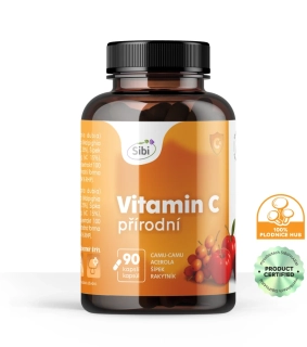 VITAMÍN C přírodní extrakty 90 kps 500 mg