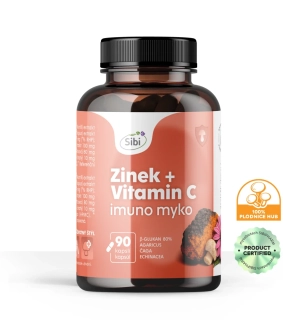 Zinek + Vitamin C Imuno Vitamínovo-houbový komplex 90 kps 500 mg