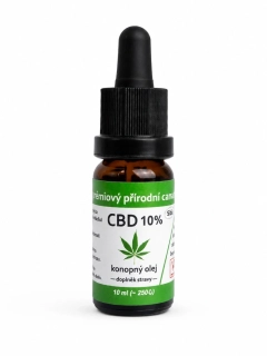 CBD Konopný olej 10%, 10 ml