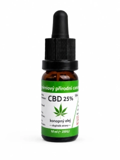 CBD Konopný olej 25%, 10 ml